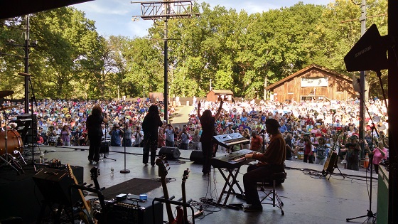 The crowds at the annual Labor Day Weekend Concert enjoying the weather and live music!