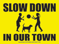 Logo - Slow Down in Our Town