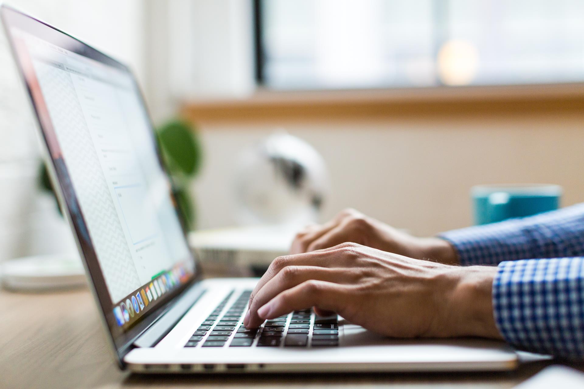 Man on computer