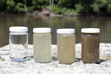 The visible difference of what water pollution is doing to our water