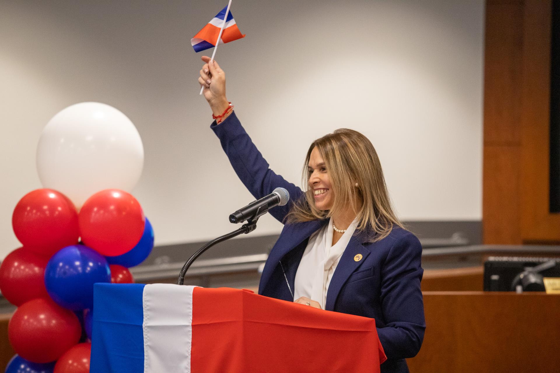 flag raising dominican