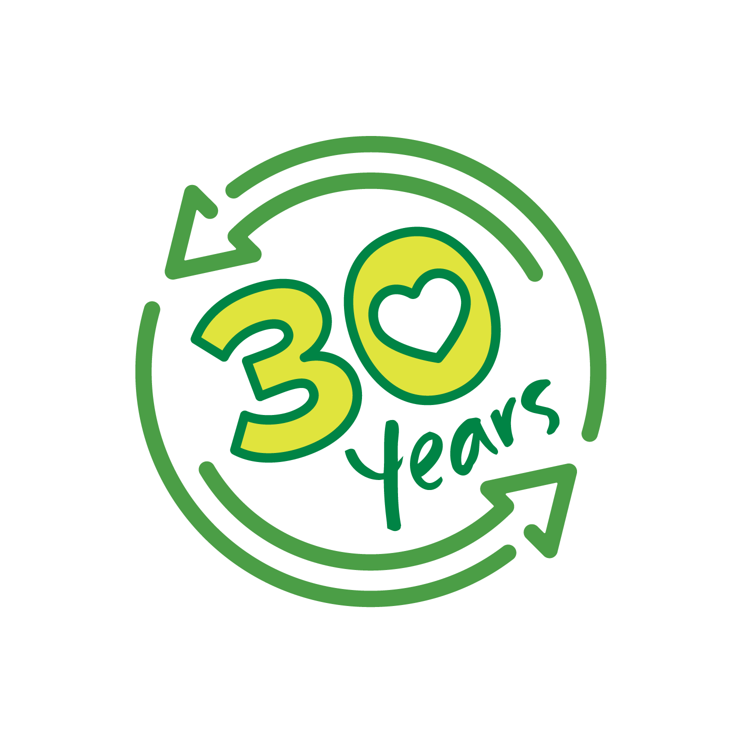 replenish 30 year anni circular logo