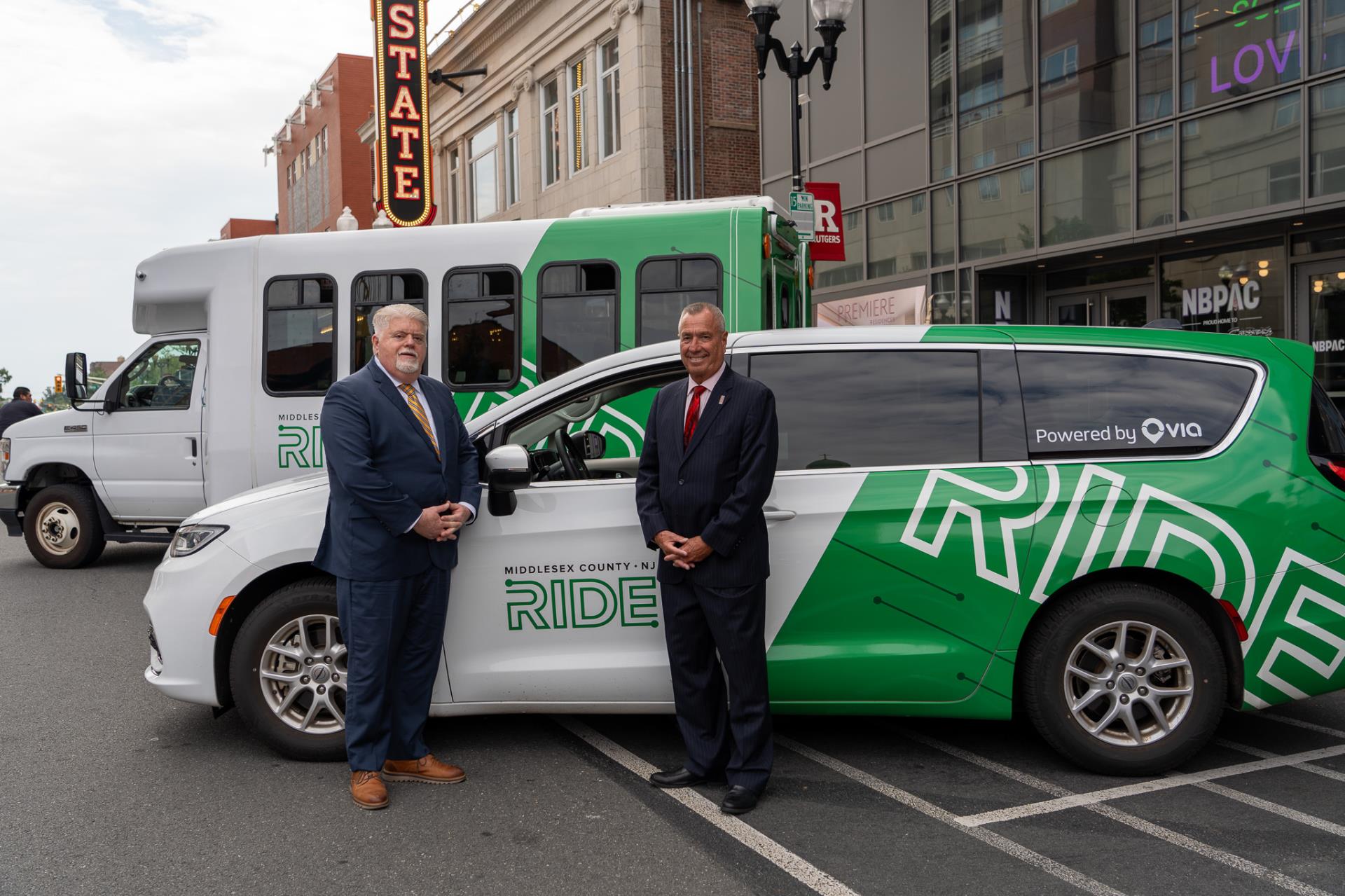 Middlesex County Commissioner Charles Kenny; Middlesex County Commissioner Director Ronald G. Rios