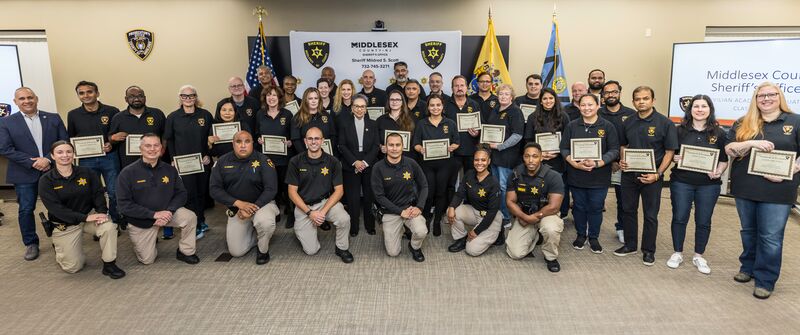 Middlesex County Sheriff’s Office Celebrates Fall 2024 Civilian Academy Graduates