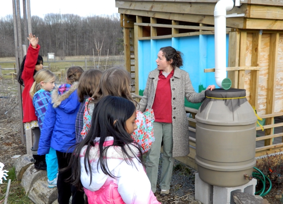 Kids and Rain Barrels